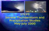 STEPS Severe Thunderstorm and Precipitation Studies May-July 2000.