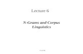 CS 4705 Lecture 6 N-Grams and Corpus Linguistics.