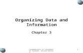 Fundamentals of Information Systems, Second Edition 1 Organizing Data and Information Chapter 3.