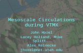 Mesoscale Circulations during VTMX John Horel Lacey Holland, Mike Splitt, Alex Reinecke jhorel@met.utah.edu.