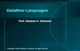 Copyright © 2001 Stephen A. Edwards All rights reserved Dataflow Languages Prof. Stephen A. Edwards.