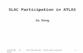 Jun/07/06 Su DongSLAC DOE Review: ATLAS participation1 SLAC Participation in ATLAS Su Dong.