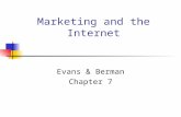 Marketing and the Internet Evans & Berman Chapter 7.