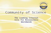 Www.cos.com Community of Science   The Leading Internet Site for Researchers Worldwide
