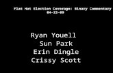 Flat Hat Election Coverage: Binary Commentary 04-23-09 Ryan Youell Sun Park Erin Dingle Crissy Scott.