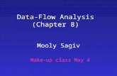 Data-Flow Analysis (Chapter 8) Mooly Sagiv Make-up class May 4