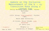 Update on the Inclusive Measurement of the b  s  Transition Rate Using a Lepton Tag Philip Bechtle (until 5/07) *, Rainer Bartoldus SLAC Colin Jessop,