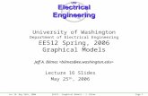 Lec 16: May 25th, 2006EE512 - Graphical Models - J. BilmesPage 1 Jeff A. Bilmes University of Washington Department of Electrical Engineering EE512 Spring,