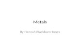 Metals By Hannah Blackburn-Jones. Metals & the Reactivity Series.