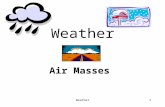 Weather1 Air Masses. Weather2 Air Mass A large body of air with uniform temperature and moisture.