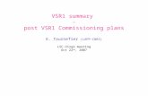 VSR1 summary - post VSR1 Commissioning plans E. Tournefier (LAPP-CNRS) LSC-Virgo meeting Oct 22 nd, 2007.