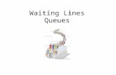 Waiting Lines Queues. Queuing Theory Managers use queuing models to be more efficient in providing customer service. Models measure average waiting times.