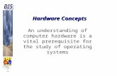 University College Cork IRELAND Hardware Concepts An understanding of computer hardware is a vital prerequisite for the study of operating systems.