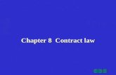Chapter 8 Contract law. 1 Concept Concept 2 Contract Law unifies and modernizes tripod contract statutes Contract Law unifies and modernizes tripod contract