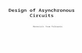 Design of Asynchronous Circuits Materials from Falkowski.