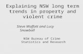 Explaining NSW long term trends in property and violent crime Steve Moffatt and Lucy Snowball NSW Bureau of Crime Statistics and Research.