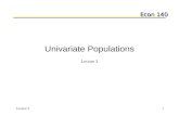 Econ 140 Lecture 31 Univariate Populations Lecture 3.