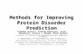 Methods for Improving Protein Disorder Prediction Slobodan Vucetic1, Predrag Radivojac3, Zoran Obradovic3, Celeste J. Brown2, Keith Dunker2 1 School of.