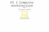 FS 1 Computer Architecture Med 1 Cristiano Capuzzo.