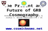 The Present and Future of GRB Cosmography Andrew S. Friedman (Harvard-CfA) & Joshua S. Bloom (Harvard-CfA / UC Berkeley) .
