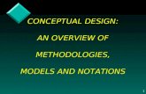 97 CONCEPTUAL DESIGN: AN OVERVIEW OF METHODOLOGIES, MODELS AND NOTATIONS.