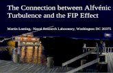 1 The Connection between Alfvénic Turbulence and the FIP Effect Martin Laming, Naval Research Laboratory, Washington DC 20375.
