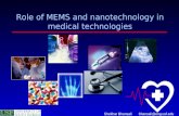 Shekhar Bhansali bhansali@eng.usf.edu Role of MEMS and nanotechnology in medical technologies.