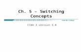 Ch. 5 – Switching Concepts CCNA 3 version 3.0. Rick Graziani graziani@cabrillo.edu2 Overview – Review of CCNA 1 The first part of this presentation should.