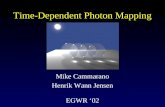 Time-Dependent Photon Mapping Mike Cammarano Henrik Wann Jensen EGWR ‘02.