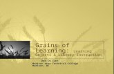 Grains of Learning: Learning Objects & Library Instruction Deb Diller Madison Area Technical CollegeMadison, WI.