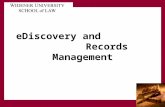 EDiscovery and Records Management. Corporate Records Management Historically- Paper was the “Corporate memory”- a visible, physical entity. Original.