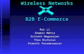 Wireless Networks B2B E-Commerce Rui Li Shamit Mehta Srinath Nagarajan Theo Nicholas Preethi Parameswaran.