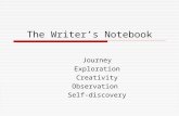 The Writer’s Notebook Journey Exploration Creativity Observation Self-discovery