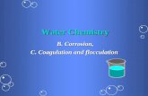 Water Chemistry B. Corrosion, C. Coagulation and flocculation.