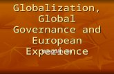 Globalization, Global Governance and European Experience Hungdah Su.