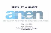 SPAIN AT A GLANCE July 30th, 2014 Jose Luis Fayos Technical and Export Manager jlfayos@anen.es.