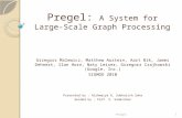 Pregel: A System for Large-Scale Graph Processing Grzegorz Malewicz, Matthew Austern, Aart Bik, James Dehnert, Ilan Horn, Naty Leiser, Grzegorz Czajkowski.