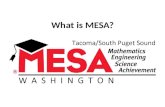 What is MESA?. M athematics MESA stands for E ngineering S cience A chievement.