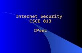 Internet Security CSCE 813 IPsec. CSCE 813 - Farkas2 Reading Today: – Oppliger: IPSec: Chapter 14 – Stalllings: Network Security Essentials, 3 rd edition,