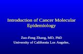 Introduction of Cancer Molecular Epidemiology Zuo-Feng Zhang, MD, PhD University of California Los Angeles.