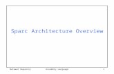 Natawut NupairojAssembly Language1 Sparc Architecture Overview.