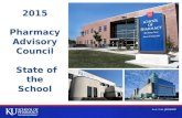 2015 Pharmacy Advisory Council State of the School.