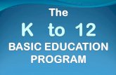 The K to 12 Graduate Republic Act 10533 Enhanced Basic Education Act of 2012.