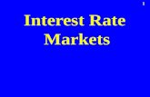 1 Interest Rate Markets. 2 Measuring Interest Rates The compounding frequency used for an interest rate is the unit of measurement.