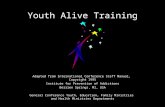 Youth Alive Training Adapted from International Conference Staff Manual, Copyright 1995 Institute for Prevention of Addictions Berrien Springs, MI, USA.
