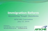 Answering Tough Questions AFSCME Convention July 15, 2014 Presenters: Fran Bernstein, FGASookyung Oh, RCBS fbernstein@afscme.orgsoh@afscme.org.