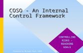COSO - An Internal Control Framework Prepared by Michael Paul, CGFM CONTROLLING RISKS - REACHING GOALS.