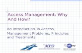 Access Management: Why And How? An Introduction To Access Management Problems, Principles and Treatments