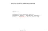 Neutron position sensitive detector ITEP,Moscow Goryachev V.S., Chernishov O.A., Kirin D.Yu., Mikhailov K.R.,Polozov P.A., Prokudin M.S., Romanov D.V.,
