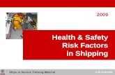 Health & Safety Risk Factors in Shipping Ships in Service Training Material A-M CHAUVEL 2009.